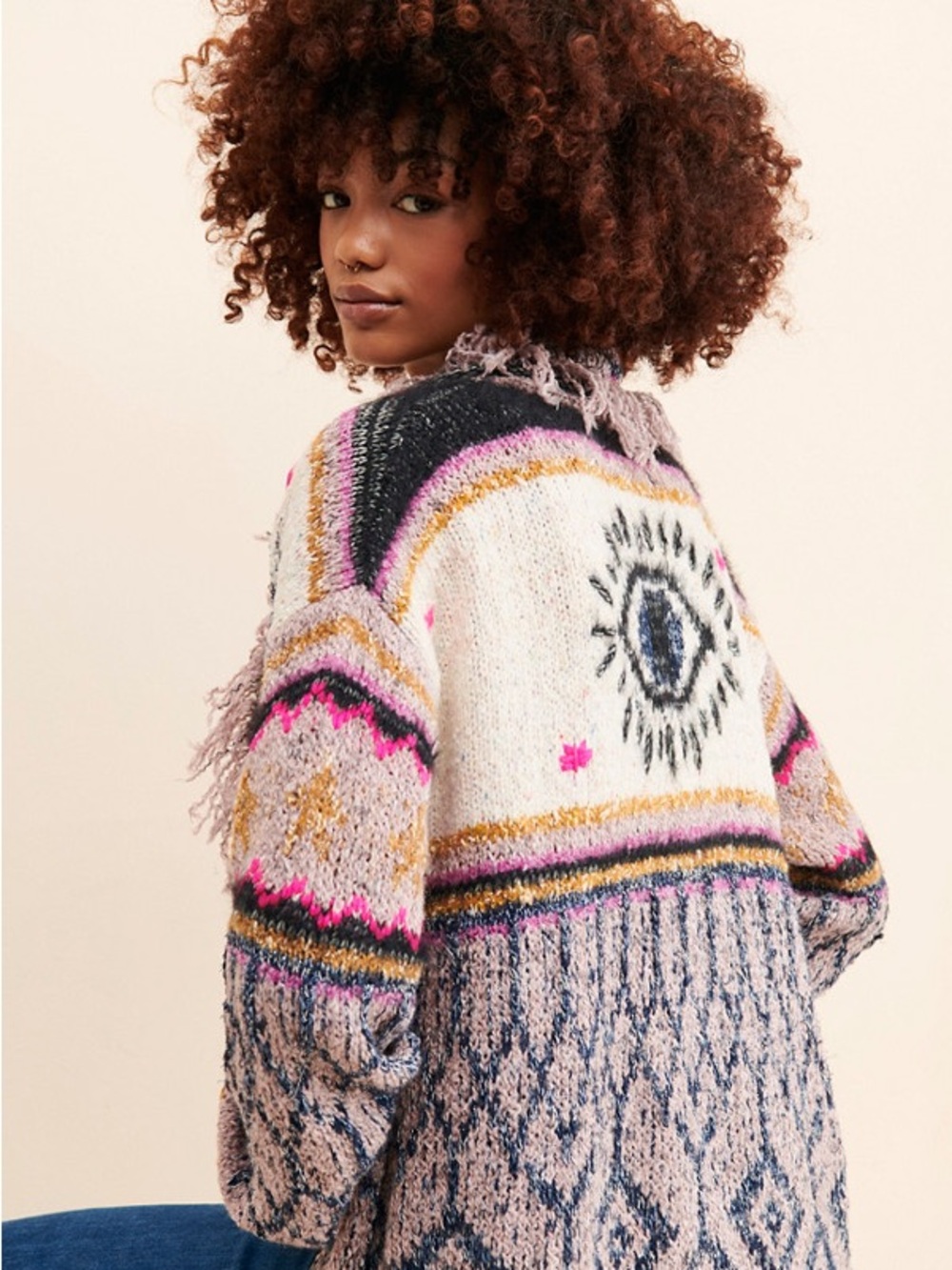 Pilcro Chunky Open Sweater